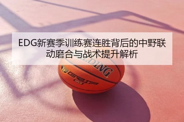 EDG新赛季训练赛连胜背后的中野联动磨合与战术提升解析